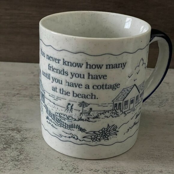 Cape Shore You Never Know How Many Friends You Have Beach Cottage Coffee Mug - Picture 1 of 10